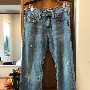 Silver Zac straight leg denim jeans